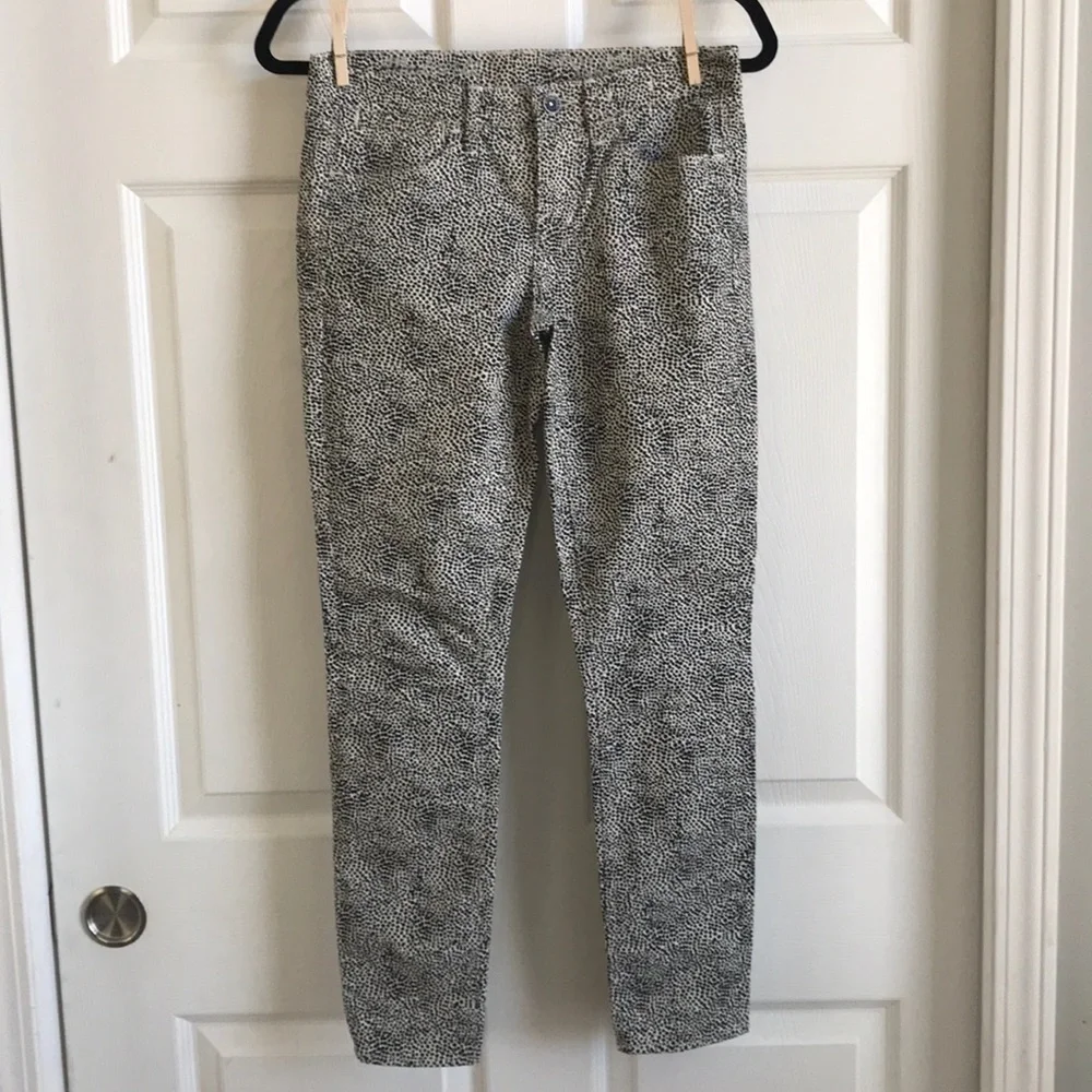 MADEWELL Safari Dot‎ Skinny Ankle Jeans / 25